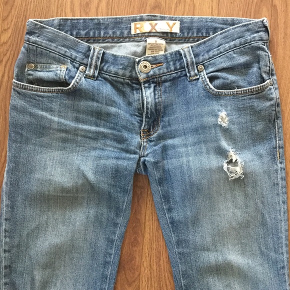 Signature ROXY BLUE JEANS - Picture 1 of 7